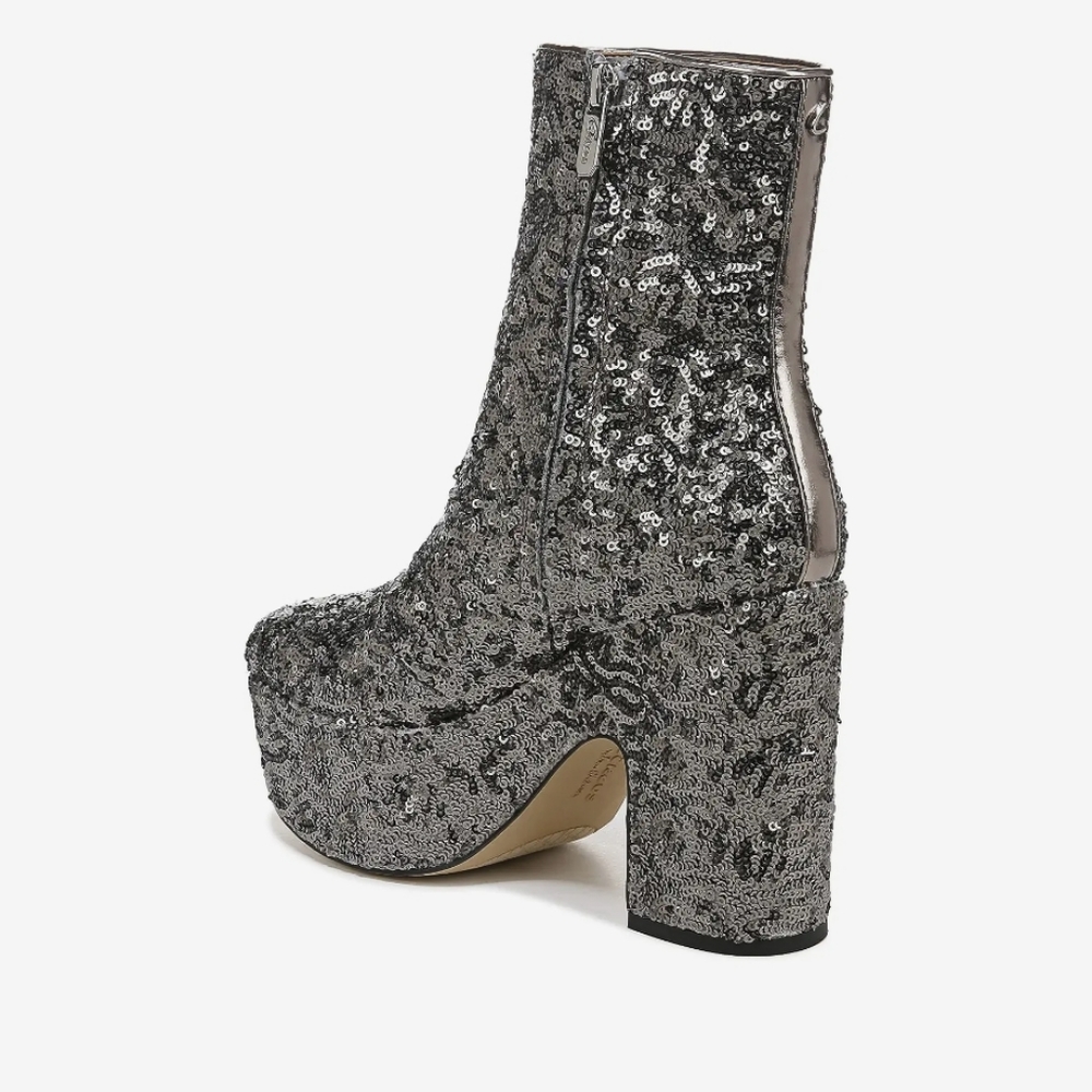 Circus NY Ilana Platform Sequin Booties - Picture 2 of 10